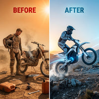 Falcon GT, 72V Electric Dirt Bike — Before & After