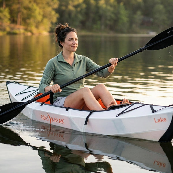Foldable Kayak Built for Lake Adventures, Lightweight Origami Design, No Tools Assembly, Beginner Friendly